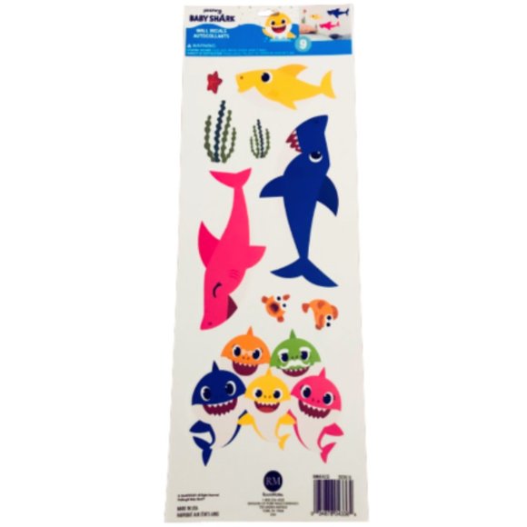 "Space Exploration" & "Baby Shark" - Peel & Stick Wall Stickers ( Removeable) - Picture 4 of 4
